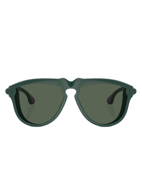 Burberry Accessories - Burberry Dark Green Sunglasses with Purple Accents